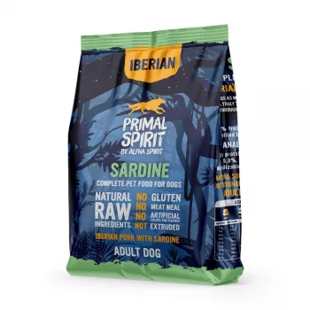 PRIMAL SPIRIT Iberian Sardine – pusiau drėgnas šunų ėdalas – 1 kg