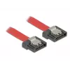 SATA kabelis DeLOCK 0.3m SATA III 7 kontaktų raudonas