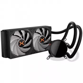 HydroX 240 ARGB, skysčio aušinimas juodas