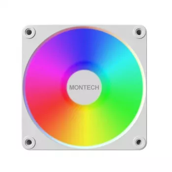 Montech GF120 V2 ARGB 120 mm kompiuterio korpuso ventiliatorius baltas 1 vnt.