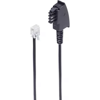 Telefoninis kabelis ShiverPeaks BS70000-6 6 m Juoda