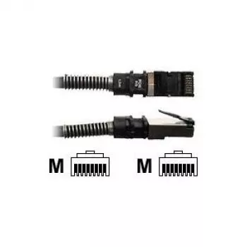 Pataisos kabelis PatchSee PCI6-F/16 RJ-45 Cat6a 4,9 m Juodas