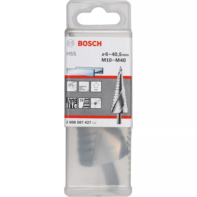Žingsniniai grąžtai Bosch HSS 2608587427