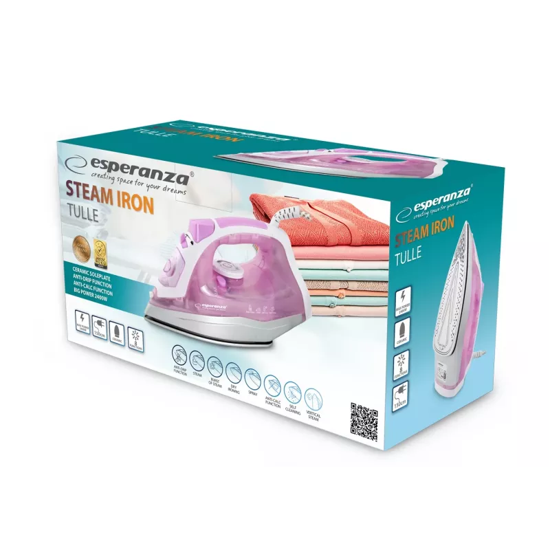 Lyginimo ir garinimo lygintuvas Esperanza EHI004 TULLE