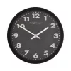 NeXtime klok 2906ma Mercure sieninis laikrodis, Ø 25 cm, juodas