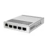 Mikrotik CRS305-1G-4S+IN valdomas tinklo jungiklis Gigabit Ethernet (10/100/1000) su PoE, baltas