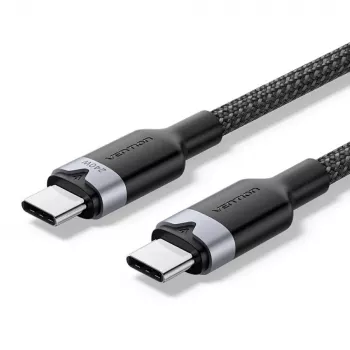 USB-C į USB-C 2.0 Vention 3.1 5A 240W 2m juodas laidas