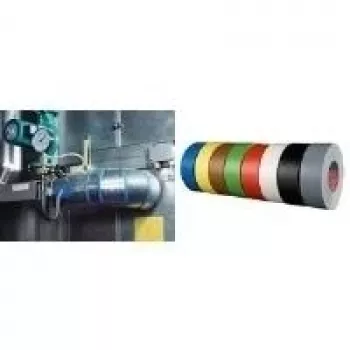 Lipni audinio juosta Tesa 4651 Premium 50 mm x 25 m, juoda, plastiku dengta audinio lipni juosta