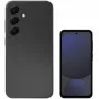 4smarts Cupertino silikoninis dėklas Samsung Galaxy A36, juodas, 541335