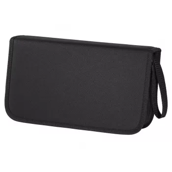 Hama Nylon Wallet 104 Cd, juoda, nailoninis dėklas 104 diskams