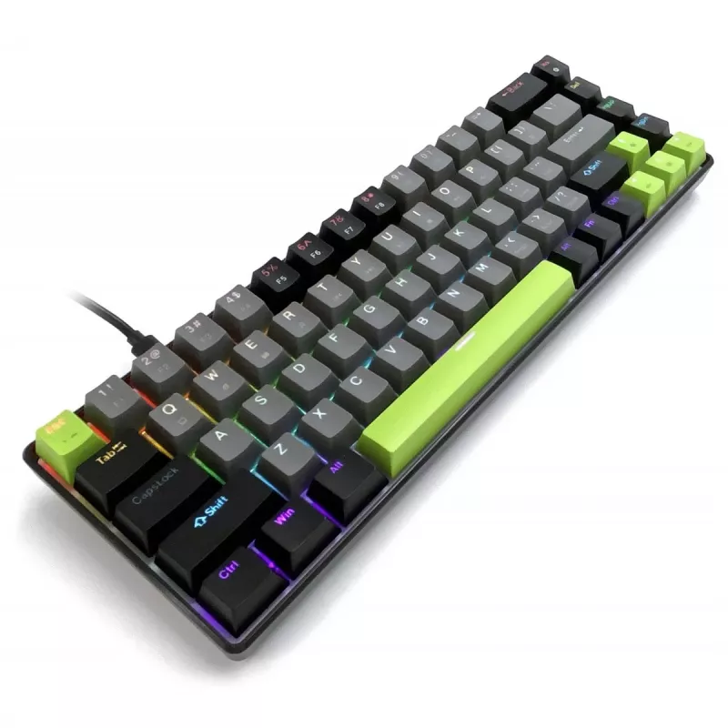 Media-Tech MT1260 Red Core MX60 žaidimų klaviatūra, mechaninė, 60 %