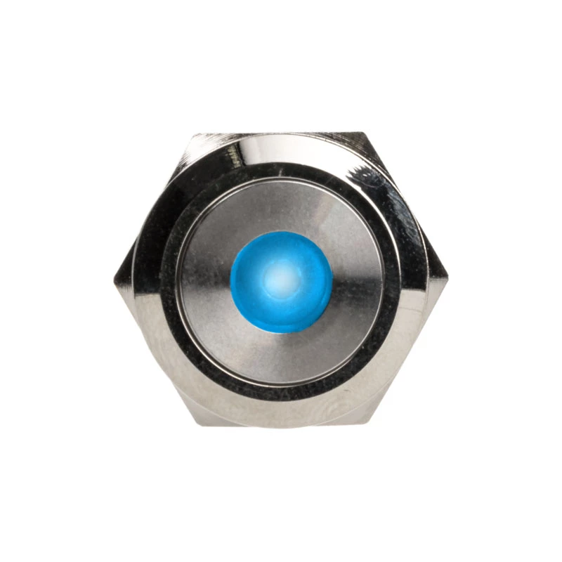 DimasTech Vandalismustaster 22mm Silverline Dot RGB PD215, 22 mm