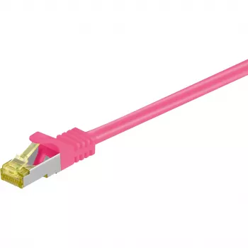 Tinklo kabelis Goobay RJ-45 CAT7 3m Violetinė S/FTP