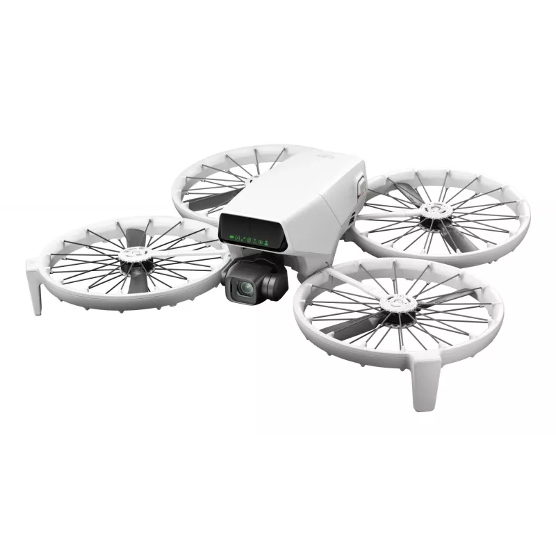 Dronas DJI Flip (RC-N3) 4 rotoriai, 48 MP kamera, 3840×2160 vaizdo įrašas, 3110 mAh baterija, juoda/balta