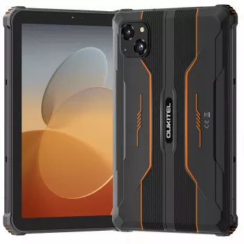 Oukitel RT3 Pro planšetė 4GB RAM 128GB Oranžinė tvirta 5150 mAh