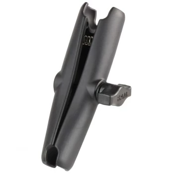 RAM Mounts RAM-B-201U-C dviguba lizdinė rankena planšetei/įrenginiui, aliuminis, rutulys 2,54 cm, aukštis 152,4 mm, juoda