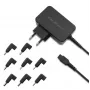 Maitinimo adapteris QOLTEC Universal 30W su 8 keičiamais kištukais