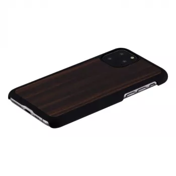 Dėklas telefonui man and wood iPhone 11 Pro — juodas kaip juodmedis, kietas apsauginis galinis dangtelis