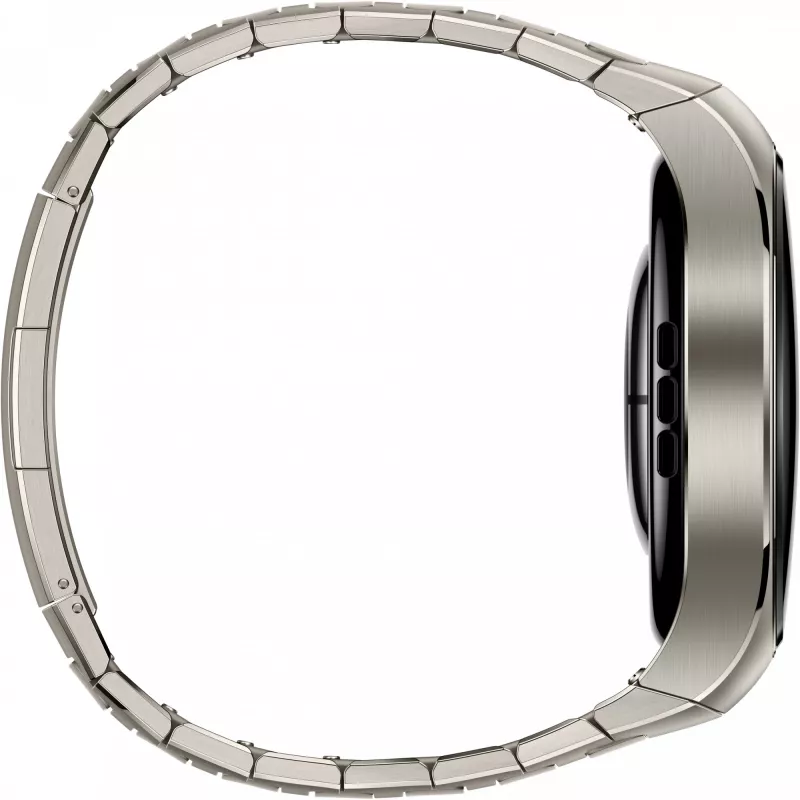Išmanusis laikrodis HUAWEI WATCH 5, 1,5 col. AMOLED, 466×466, 46 mm titano korpusas, Wi‑Fi, GPS, sidabrinis