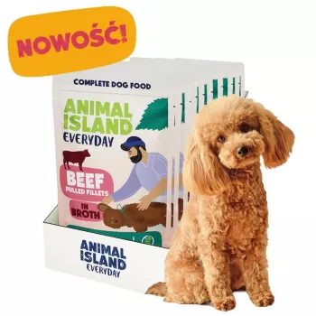 ANIMAL ISLAND jautienos filė sultinyje šunims 10x150g
