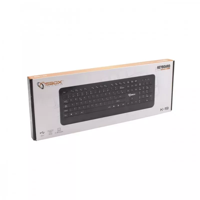 Sbox Keyboard K-19 laidinė USB klaviatūra