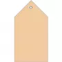 HERMA 6070 siuntų etiketės 80x150 mm su plastikine akute ir užlenktu kampu