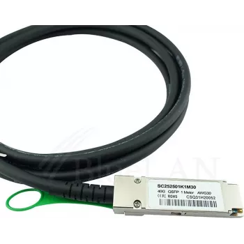 CBO DAC kabelis X2121A-2M-N-BL QSFP tiesioginis jungimas, 30 m, BlueLAN