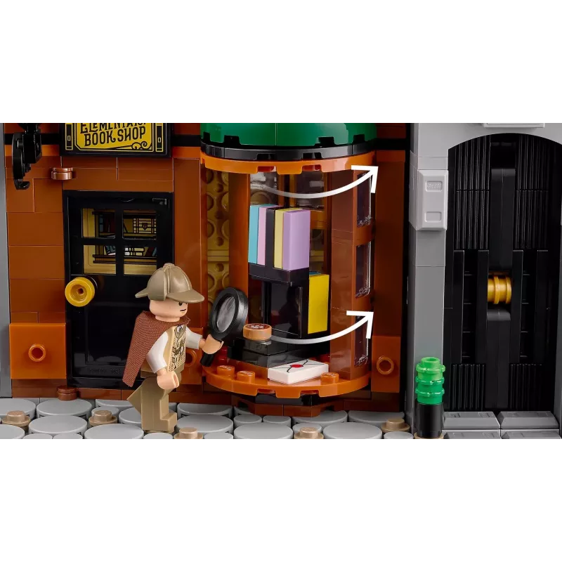 LEGO ICONS 10351 Šerlokas Holmsas: Knygų niša