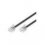 Telefono laidas Microconnect MPK191 RJ11 RJ11 15 m Juodas