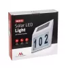 Lauko LED namo numerio lempa MACLEAN MCE172 – saulės energija maitinamas naktinis apšvietimas adreso matomumui