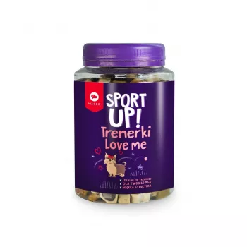 Šunų skanėstai MACED Sport Up! Love Mix Junior 300 g – žuvies skonio dresūros užkandis šuniukams