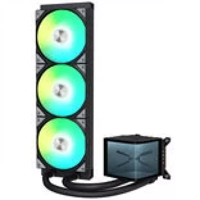 Lian Li O11D EVO RGB + TRYX PANORAMA ARGB pilnas skysčio aušinimo komplektas - juoda, 360mm
