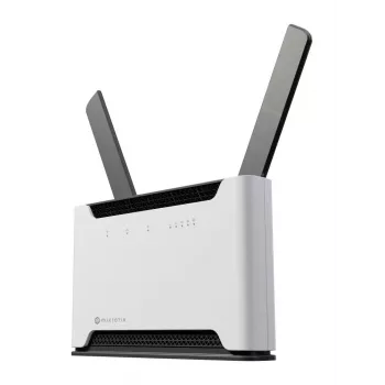 Belaidis maršrutizatorius MikroTik Chateau PRO ax – dviejų juostų 2,4/5 GHz, 3548 Mbit/s, PoE, 5x LAN, 2 išorinės antenos, pilka/balta