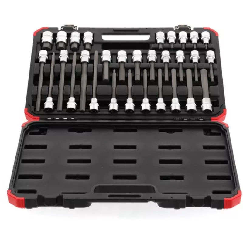 Gedore R68003030 — 1/2 colo pavaros sukimo antgalių ir priedų rinkinys, 30 dalių