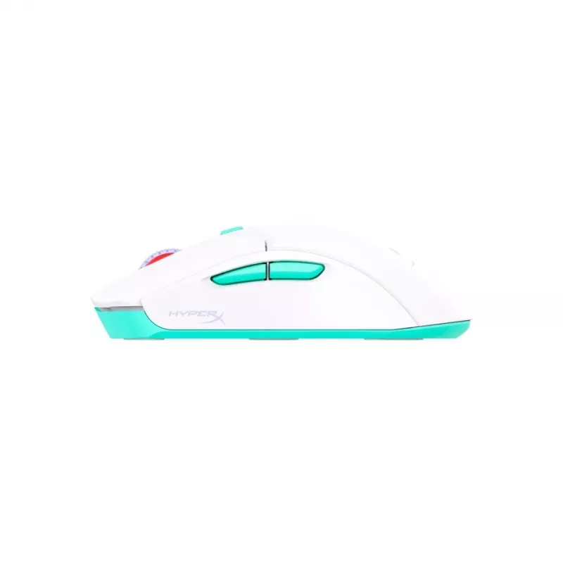 HyperX Pulsefire Haste 2 Core Wls – Belaidis žaidimų pelė (balta/žalia/violetinė)