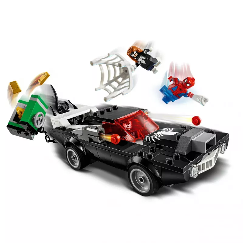 Konstruktorius LEGO Marvel Super Heroes Žmogus voras prieš Venom raumeningą automobilį 76309 — 254 dalys, 3 minifigūrėlės, amžius 7+