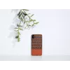 Dėklas iPhone XS Max man and wood su languotu rudu raštu ir juodu apvadu