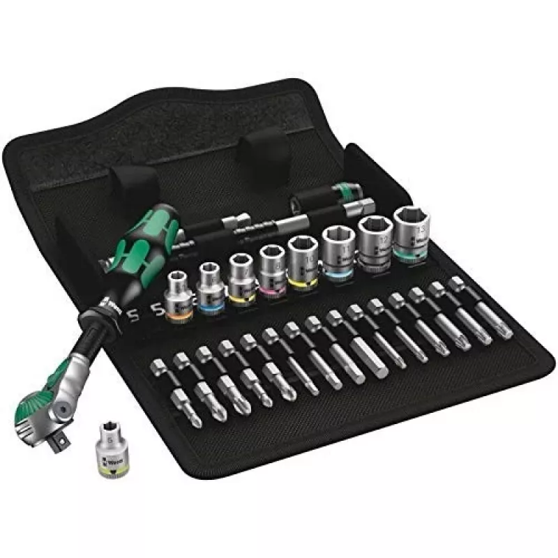 ZYLKOP veržliarakčių komplektas 1/4'' 5-13 mm 16 vnt.