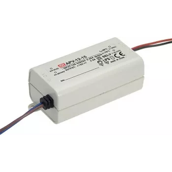 Apšvietimo priedas MEAN WELL APV-12-24 Baltas 90-264V 47-63Hz