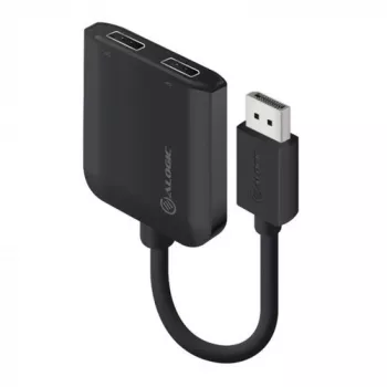 ALOGIC DisplayPort į dvigubą DisplayPort adapteris 4K 30Hz