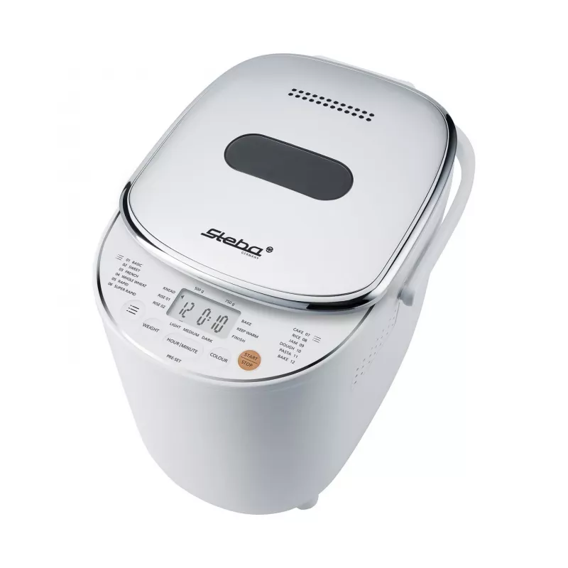 Kepimo mašina Steba BM 3 (balta/sidabrinė, 600 W, iki 750 g kepalų)