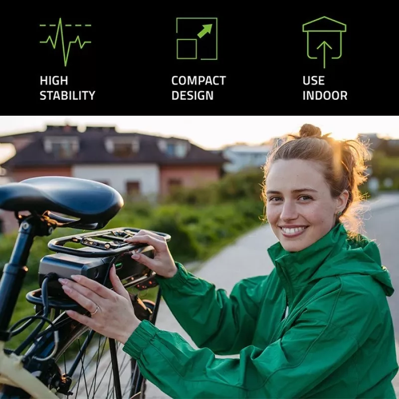 Qoltec 50761 Įkroviklis elektrinių dviračių akumuliatoriams 36V | 42V | 2A | 5,5*2,5