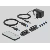 KVM jungiklis DeLOCK 11484 4 kompiuteriams, DisplayPort, HDMI, juodas
