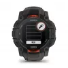 Garmin Instinct 3 Solar GPS išmanusis laikrodis 1.3 colio MIP 176x176 lietimui jautrus ekranas juodas