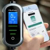 QOLTEC Mobile EV 2in1 Type2 11 kW 400 V Wi-Fi TUYA SMART LIFE LCD nešiojama sieninė dėžutė su 5 m laidu