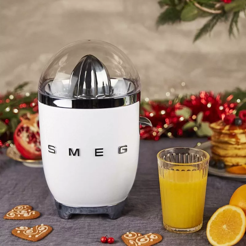 Elektrinė citrusinių vaisių spauda Smeg CJF11WHEU 70 W balta nerūdijantis plienas