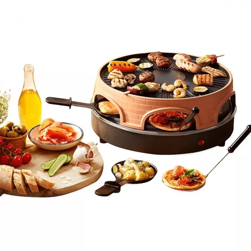 Emerio PO-113255.4 raclette grotelės 1500 W Juoda, Ruda