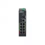 Valdiklis DAHUA DH-LR2110-8ET-120 L2 8x Fast Ethernet (10/100) PoE, 48–57V, 8,8 Gbit/s, MAC 8000, juodas
