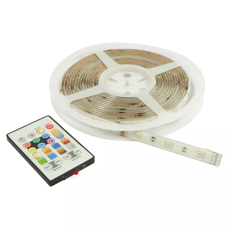 Synergy 21 LED Flex Strip 5050 - 30 RGB-W DC12V pilnas rinkinys V2