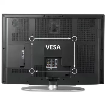 Wentronic Goobay VESA Adapter für TV-Wandhalter, Schwarz - zur Erweiterung der VESA-Maße eines TV-Wandhalters (63267)